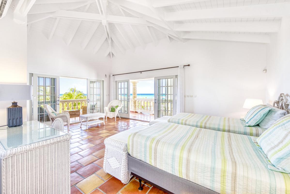Location villa Saint Martin Terres Basses - Villa 4 chambres 8 personnes - villa vue mer et piscine - Baie aux Prunes (27)
